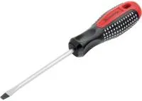 Отвертка Fusion, SL5,0х150 мм, CrV, 3-х компонентная рукоятка anti slip, Matrix