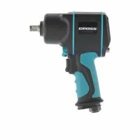 Гайковерт пневматический ударный G1285, 1/2", TwinHammer, 1220Нм, 6500 об/мин, композитный Gross